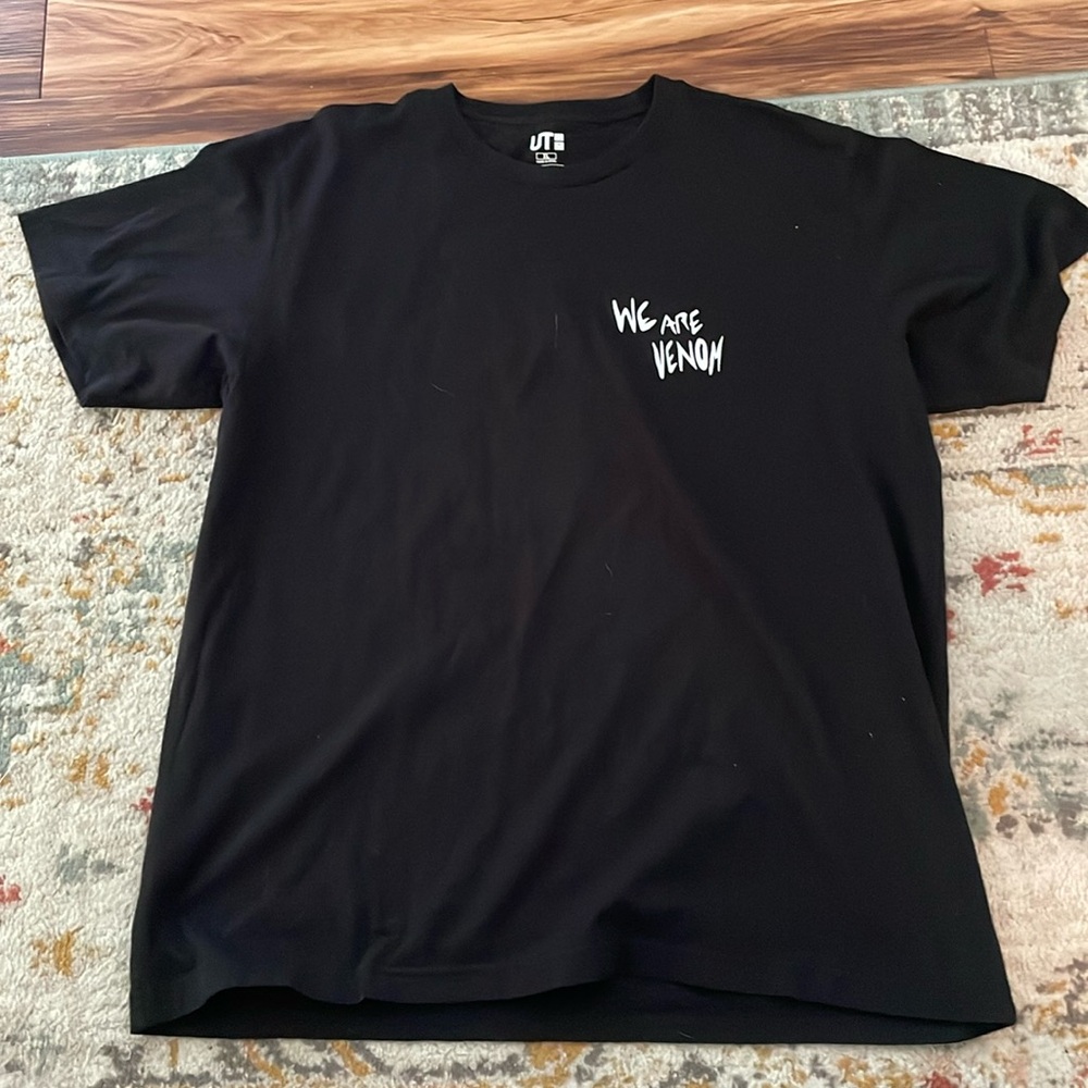 Uniqlo Black XL shirt, Venom collab